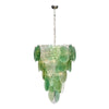 Murano Glass Textured Green Chandelier