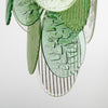 Murano Glass Textured Green Chandelier