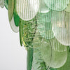 Murano Glass Textured Green Chandelier
