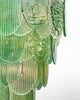 Murano Glass Textured Green Chandelier