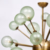 Murano Glass Green Globe Sputnik