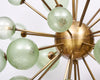 Murano Glass Green Globe Sputnik