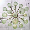 Murano Glass Green Globe Sputnik