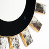 Glass Covered Vintage Sunburst Mirror