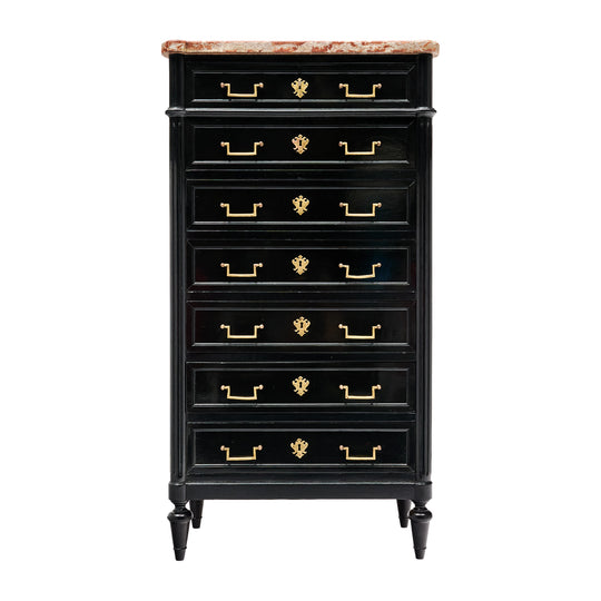French Louis XVI Semainier with Marble