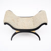 French Art Deco Curule Bench