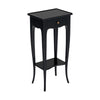Petite French Ebonized Side Table