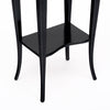 Petite French Ebonized Side Table