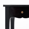 Petite French Ebonized Side Table