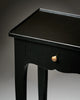 Petite French Ebonized Side Table