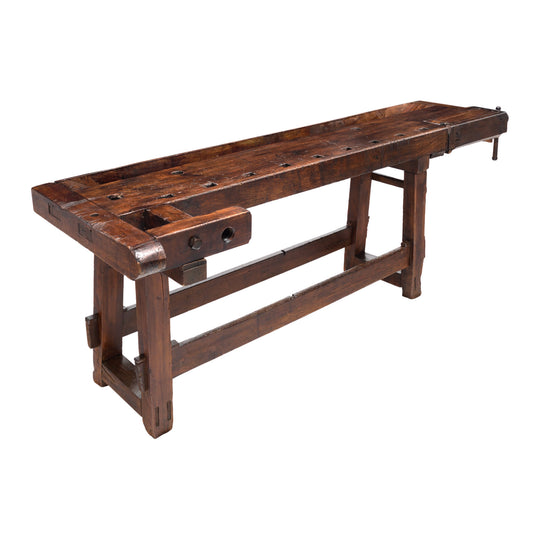 Antique French Alps Ski Workbench