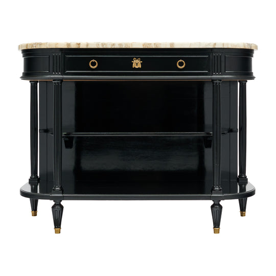 Napoleon III Style Demilune Buffet