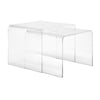 Mid-Century Lucite Waterfall Tables