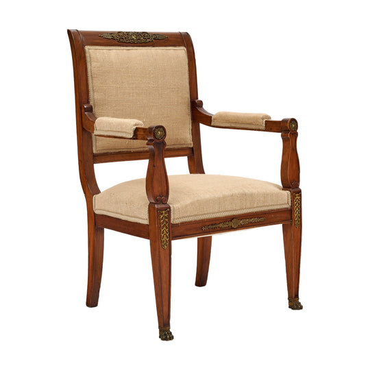 French Empire Antique Desk Chair