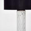 Murano Mercury Glass Spiral Lamps, In Stock