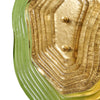 Murano Glass Green and Gold “Macchie” Sconces