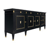 Directoire Style Ebonized French Buffet