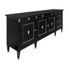 Directoire Style Ebonized French Buffet