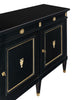 Directoire Style Ebonized French Buffet