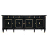 Directoire Style Ebonized French Buffet
