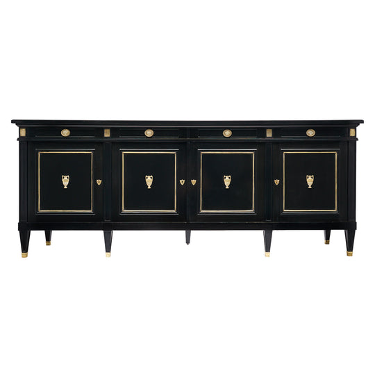 Directoire Style Ebonized French Buffet