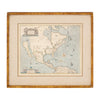 Vintage Map of North America