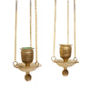 Pair of French Empire Period Brass Candle Sconces