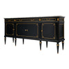 Grand Louis XVI Ebonized Buffet