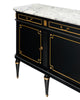 Grand Louis XVI Ebonized Buffet