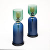 Murano Glass Ettore Sottsass Style Urn Lamps