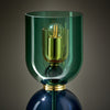 Murano Glass Ettore Sottsass Style Urn Lamps
