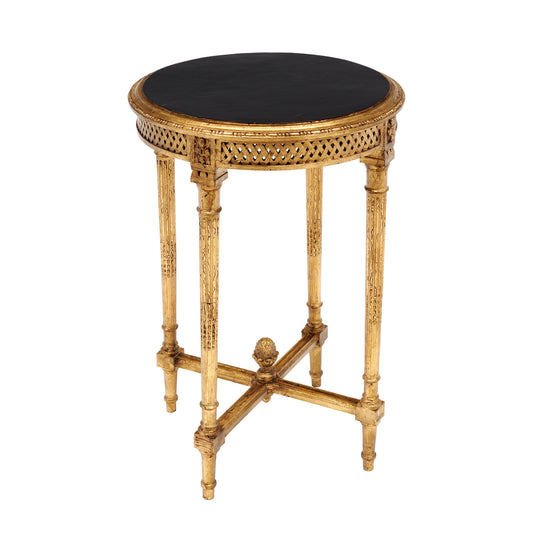 French Gold-Leafed Antique Gueridon