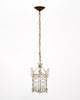 French Antique Crystal Lantern