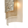 Murano Glass Layered Silver Leaf Sconces
