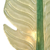 Murano Glass Green Leaf Sconces