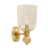 Murano Glass Pulegoso Cup Sconces, In Stock