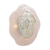 Murano Glass Pink and Silver “Macchie” Sconces, In Stock