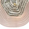 Murano Glass Pink and Silver “Macchie” Sconces, In Stock