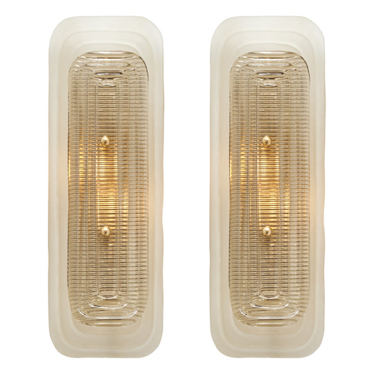 Murano Glass Smoked Sconces, In Stock