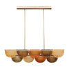 Murano Glass Amber “Onda” Chandelier
