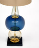 Murano Glass Blue Sottsass Style Lamps, In Stock