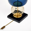 Murano Glass Blue Sottsass Style Lamps, In Stock