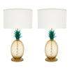 Murano Glass Pineapple Lamp, In Stock