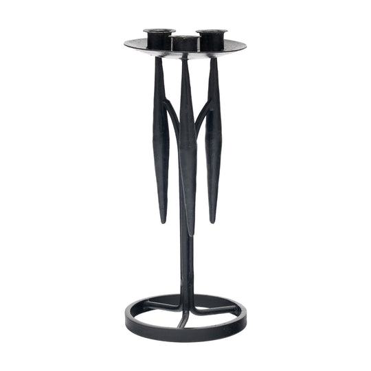 Iron Diego Giacometti Style Candlestick