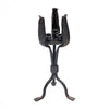 Diego Giacometti Style Iron Candlestick