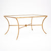 Brass Vintage French Coffee Table