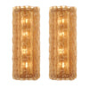 Murano Glass Light Tobacco Sconces