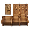 18th Century Italian Baroque Antique Church Pew with Panels