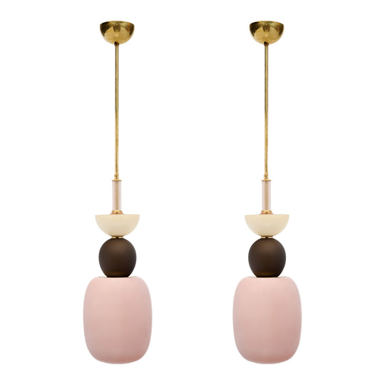 Pink Murano Glass Pendant Lights