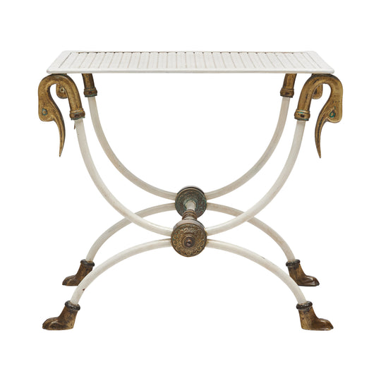 Curule French Art Deco Stool